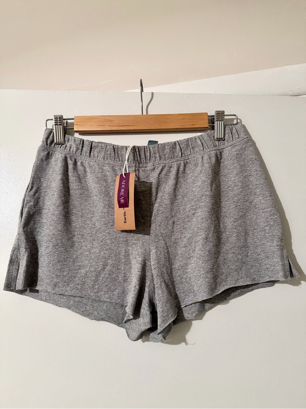 Adore Me Gray Lounge Shorts